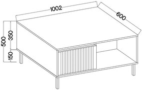 Τραπεζάκι σαλονιού Ohana-Kafe