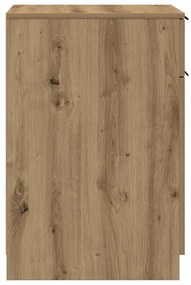 vidaXL Ντουλάπι Γραφείου Artisan Δρυς 33x50x75 εκ. Επεξεργασμένο Ξύλο