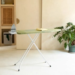 Τραπέζι σιδερώματος Brabantia A 1005614, 110x30 cm, 7 θέσεις ρύθμισης, Σιδεροθήκη, Πράσινο
