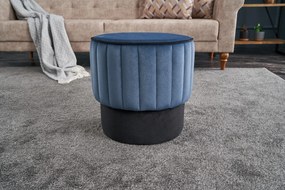 Pouffe Rose Puf - Blue Blue