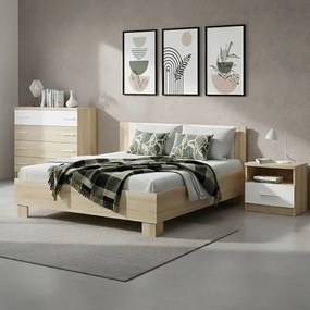 Σετ κρεβατοκάμαρας Geneva pakoworld 4 τμχ 160x200εκ