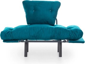 Πολυθρόνα Πετρόλ Πράσινο NITTA SINGLE 70x95x85