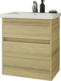 Drop Instinct 55 Natural Oak - Βάση Επίπλου Με Νιπτήρα (55x46)