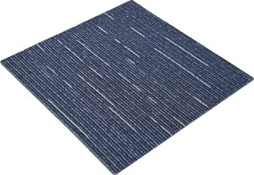vidaXL Πλακάκι Χαλιού Ραβδωτό Μπλε 50 x 50 cm 4 τμχ.
