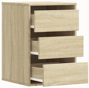 vidaXL Συρταριέρα Sonoma Δρυς 40x41x58 εκ. από Επεξεργ. Ξύλο