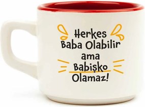 Stewehome σετ κεραμικής κούπας μοντέρνου στυλ Λευκό 7x7x6 cm