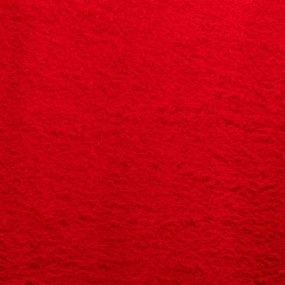 Χαλί HUARTE με Κοντό Πέλος Μαλακό/ Πλενόμενο Μπλε 120x120 εκ. - Κόκκινο