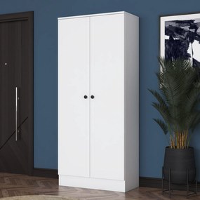 Έπιπλο Εισόδου Λευκό CRUAE 80x37.5x182.8