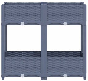 vidaXL Ζαρντινιέρα 80 x 40 x 71 εκ. από Πολυπροπυλένιο