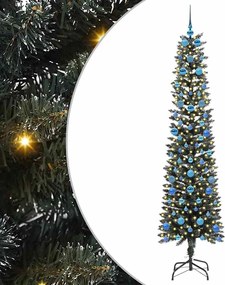 vidaXL Τεχνητό Χριστουγεννιάτικο Δέντρο με 300 LED Πράσινο 210 cm