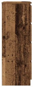 Sideboard Παλιό ξύλο 60x35x98,5 cm Ξύλο μηχανής - Καφέ