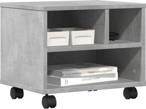 vidaXL Βάση Εκτυπωτή με Ρόδες Γκρι Σκυρ. 41x32x34,5 εκ.