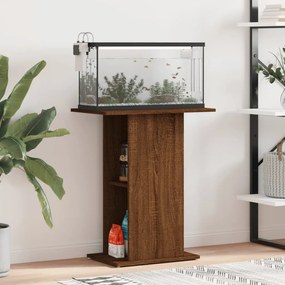 vidaXL Βάση Ενυδρείου Καφέ Δρυς 60,5x36x72,5 εκ. Επεξεργασμένο Ξύλο
