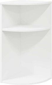 vidaXL End Table Λευκό 29,6 x 29,6 x 60 εκ Επεξεργασμένο ξύλο