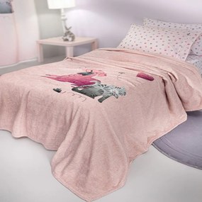 Κουβέρτα Παιδική Ultra Soft Paw Pinky Guy Laroche Μονό 160x220cm Πολυέστερ