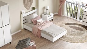 Single Bedstead On13-W White