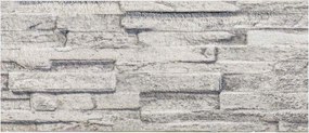 vidaXL Πάνελ τοίχου 10 pcs Ανοιχτό γκρι 100 x 25 cm Αφρός EPS