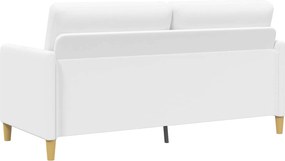 vidaXL Καναπές με Αποθήκευση Λευκό 172 x 78 x 87 εκ Πολυεστέρας