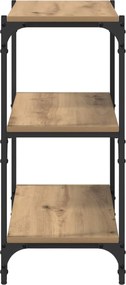 vidaXL Βιβλιοθήκη artisan δρυς 60 x 33 x 70,5 εκ.
