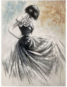 Πίνακας Καμβάς Κοπέλα 15-00-23556 60x80cm Multi Marhome Vertical Canvas