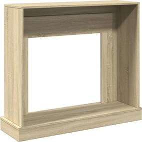 vidaXL Πλαίσιο Τζακιού Sonoma Δρυς 100x30x87,5 εκ. από Επεξ. Ξύλο