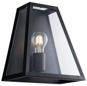 Φωτιστικό Τοίχου - Απλίκα I-Lexington-AP Black Luce Ambiente Design Μέταλλο,Γυαλί