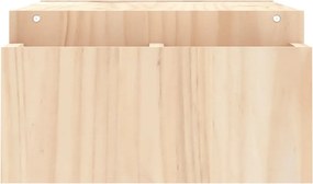 vidaXL Βάση Οθόνης 100 x 27,5 x 15 εκ. από Μασίφ Ξύλο Πεύκου