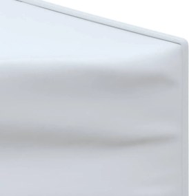 vidaXL Τέντα Εκδηλώσεων Πτυσσόμενη με Πλαϊνά Τοιχώματα Λευκή 2 x 2 μ.