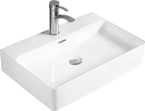 Mexen Lara νιπτήρας επιτραπέζιος 60 x 42 cm, λευκός - 21166000