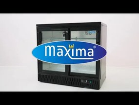 Drinks Fridge - 3 Sliding Doors - 6 Adjustable Shelves