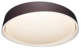 Πλαφονιέρα Οροφής 40xH10cm Μέταλλο Καφέ LED 48w 3CCT 3000-4000-6000K Sun Light 8269-400