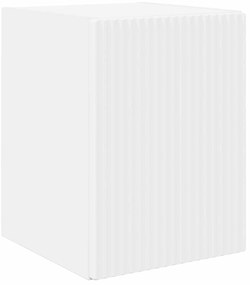 vidaXL Σετ επίπλου τηλεόρασης Επιτοίχιο 4 pcs Λευκό Επεξεργασμένο ξύλο