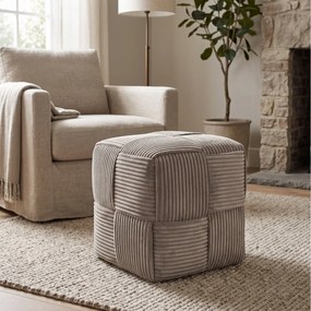 Σκαμπό Scott Home Deco Factory - 36x38cm - Γκρι