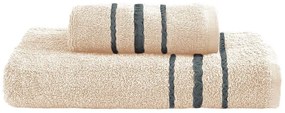 Πετσέτες Sina (Σετ 3τμχ) Ecru Palamaiki Towels Set 70x140cm 100% Cotton