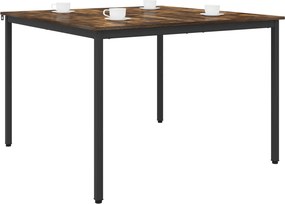 vidaXL Τραπεζαρίες 110 x 110 x 75 cm ΜΕΤΑΛΛΟ