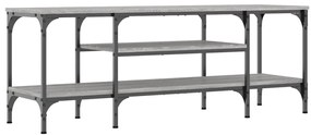 vidaXL Έπιπλο Τηλεόρασης Sonoma Γκρι 121x35x45 εκ. Επεξ. Ξύλο/Σίδερο