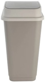 Κάδος Απορριμμάτων Κουζίνας Fliptop 01-21986 50lt Grey Estia Plastic