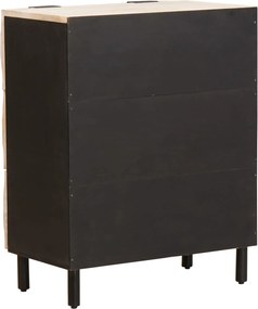 vidaXL Πλαϊνό γραφείο Λευκό Φινίρισμα Καθαρισμού 60 x 33 x 75 cm