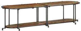 ντουλάπι τηλεόρασης 160x42x40 cm από μασίφ ξύλο αναγεννημένο - Καφέ