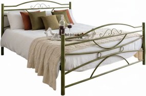 Κρεβάτι Ramon-160x200-Χρυσό-Με ποδαρικό