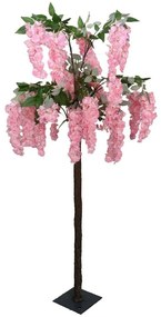 Τεχνητό Δέντρο Γλυσίνια 7380-6 160cm Pink Supergreens Fiberglass