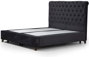 Κρεβάτι Με Αποθηκευτικό Χώρο Deluxe (Για Στρώμα 160x200cm) 771MND1166 160x200x130cm Anthracite Διπλό