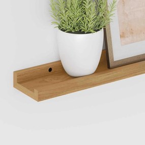vidaXL Ράφι Τοίχου 4 τμχ. Καφέ 40 x 9 x 3 cm Επεξεργασμένο Ξύλο