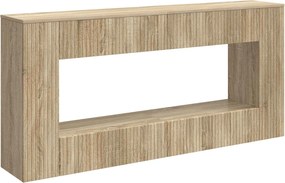 vidaXL Τραπέζι κονσόλας Δρύς Sonoma 155 x 29 x 74 εκ.