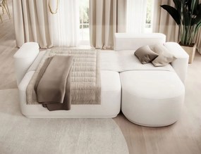 Γωνιακός καναπές Luxora-Leuko-Δεξιά