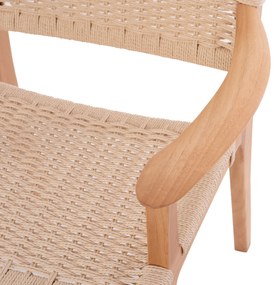 ΠΟΛΥΘΡΟΝΑ ΕΣΩΤ. ΧΩΡΟΥ HM9331.01 IGNACIO RUBBERWOOD-ΣΧΟΙΝΙ 61x56x83Υεκ.