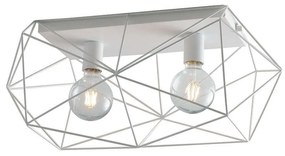 Φωτιστικό Οροφής - Πλαφονιέρα I-Abraxas-PL2 Bco White Luce Ambiente Design Metal