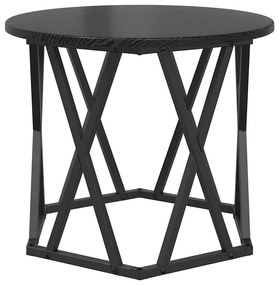vidaXL Τραπεζάκι Πλευράς 2 pcs Μαύρη δρυς 50 x 50 x 40 cm