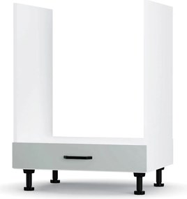 Modest Κάτω Ντουλάπι Φούρνου Γκρι 60x48x82cm