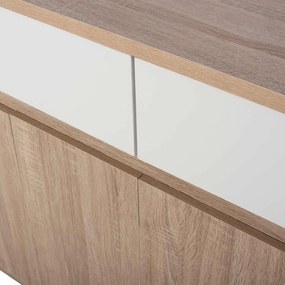 ΜΠΟΥΦΕΣ JOLENE HM2234.02 2 ΣΥΡΤΑΡΙΑ &amp; 4 ΠΟΡΤΕΣ SONAMA 120X40X80εκ.
